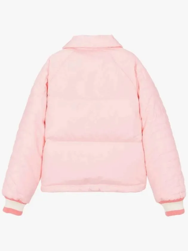 12y14y kids logo down padded jumper pink 8069477