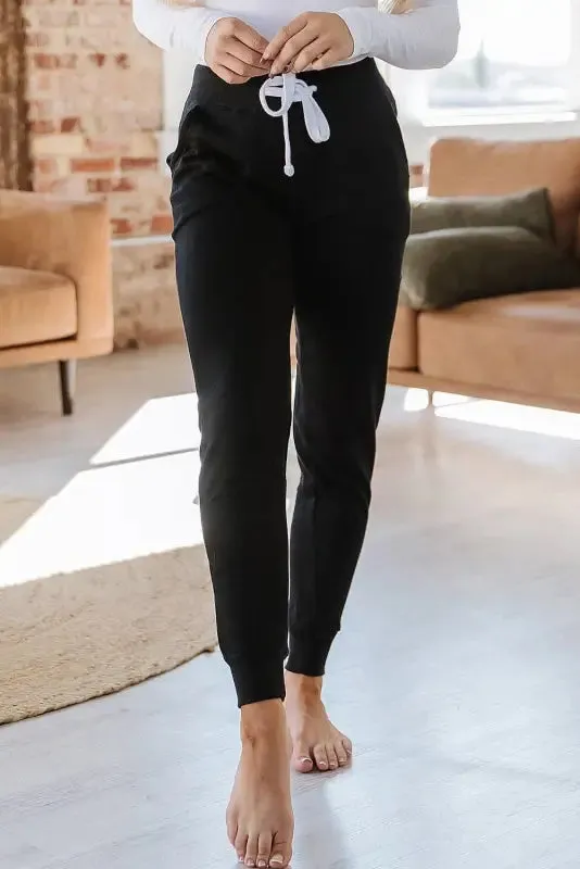 Aisha Drawstring Waist Joggers