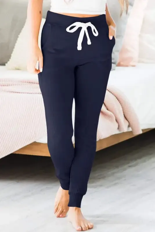 Aisha Drawstring Waist Joggers