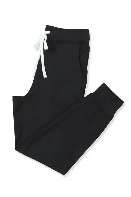 Aisha Drawstring Waist Joggers