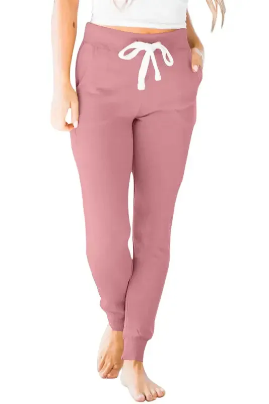 Aisha Drawstring Waist Joggers