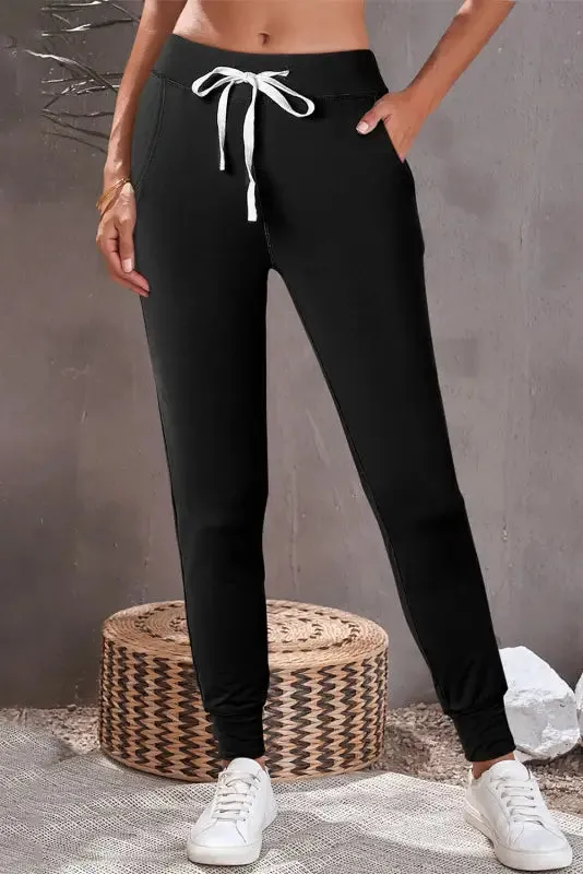 Aisha Drawstring Waist Joggers