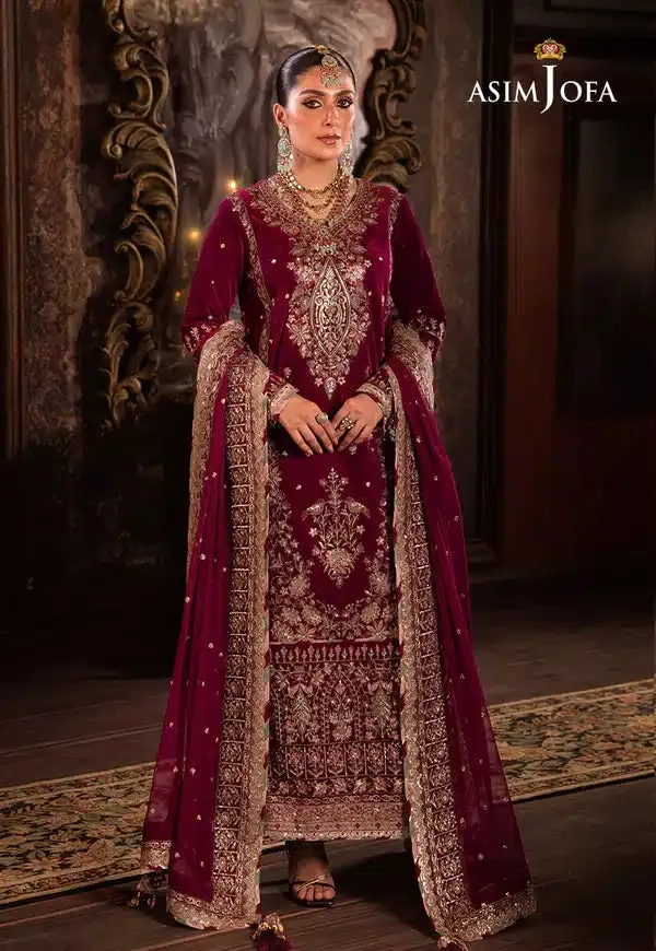 Asim Jofa | Makhmal Wedding Velvet 23 | AJMM-03