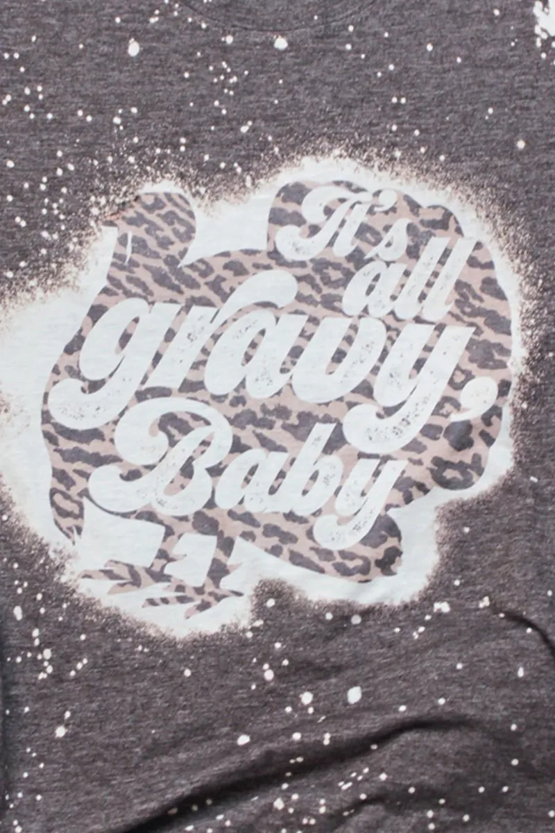 Bleached It's All Gravy Baby Turkey Poly/Cotton Tee