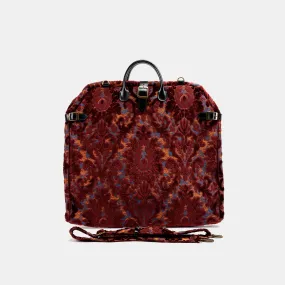 Burnout Velvet Wine Carpet Garment Bag