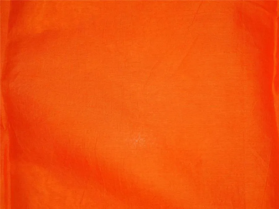 Cotton Organdy Fabric 44&quot; Orange