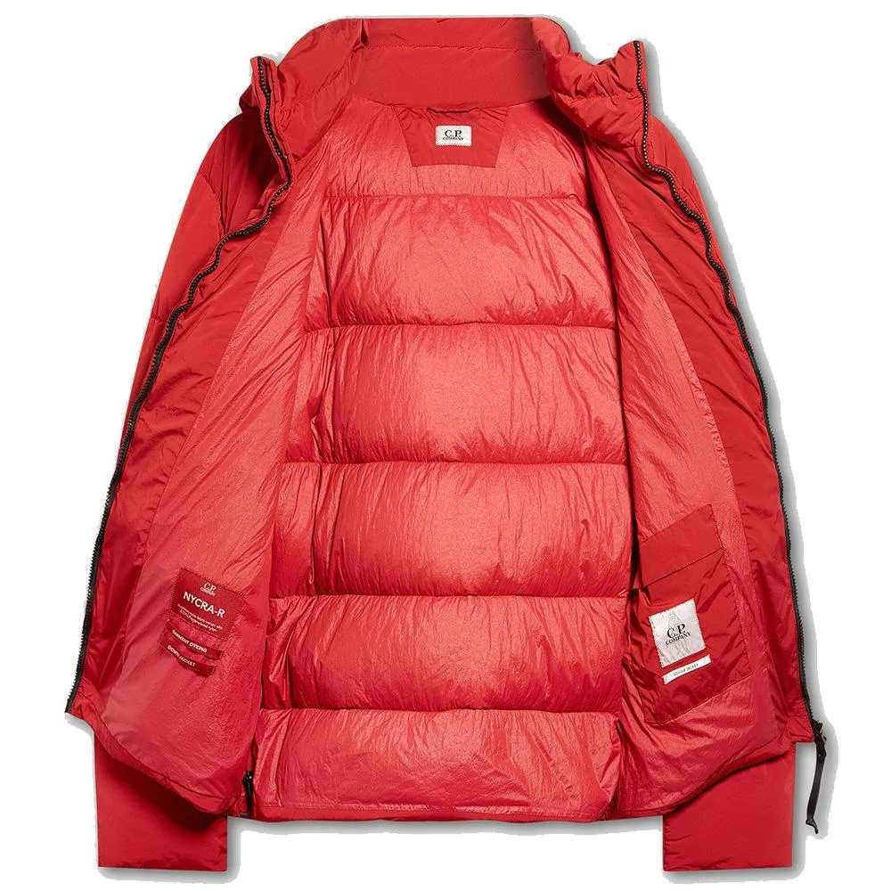 CP Company Red Recycled Down Jacket