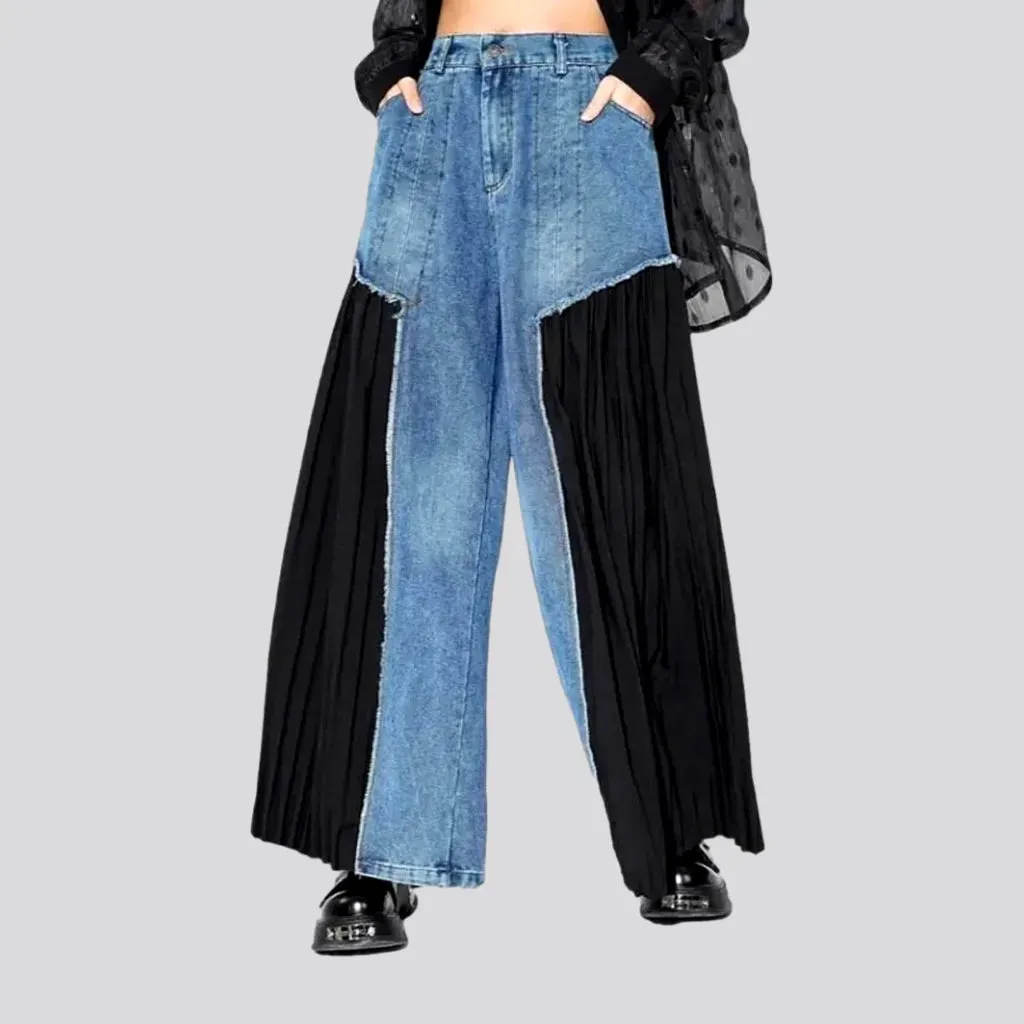 Culottes street women's denim pants