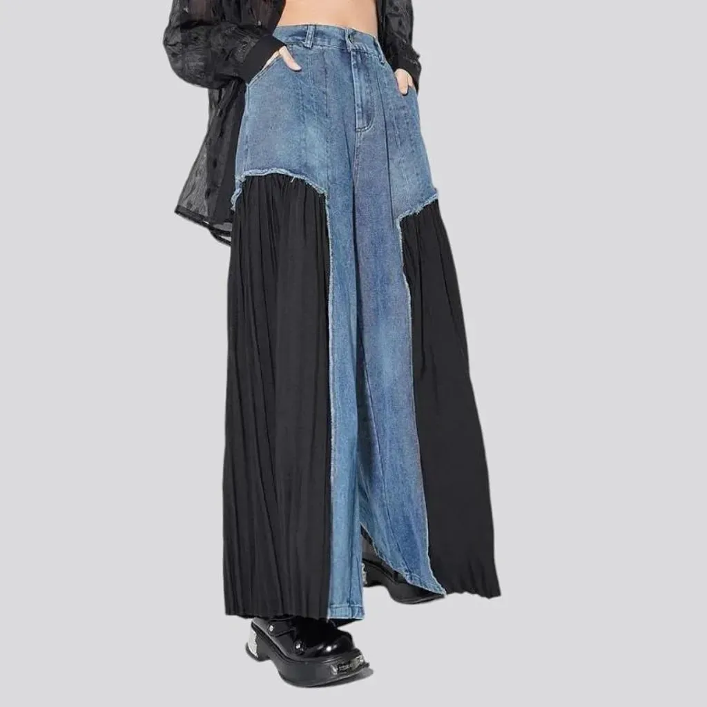 Culottes street women's denim pants