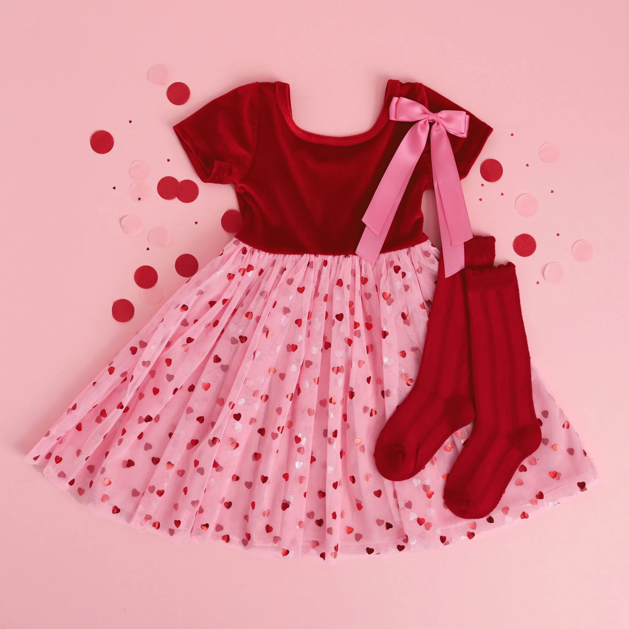 Cupid Velvet Tutu Dress