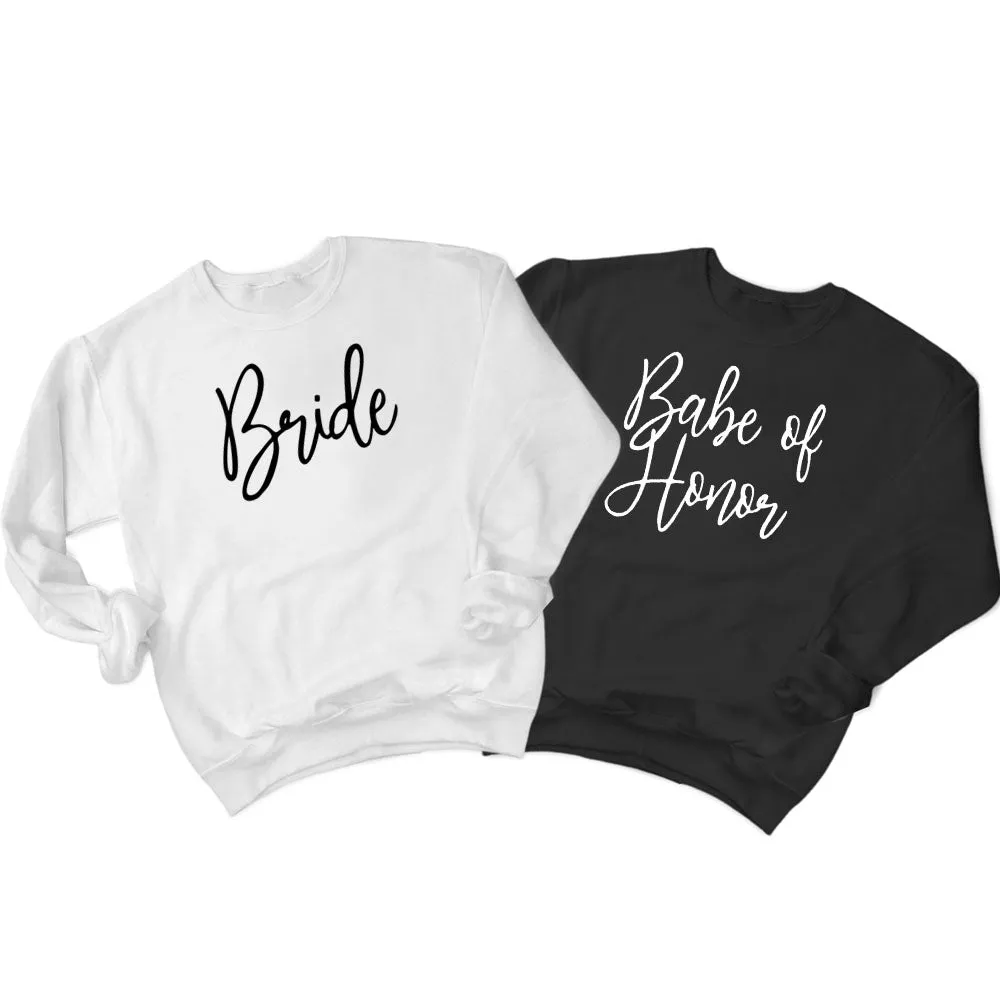 Elegant Bridal Entourage Tees Sweatshirt