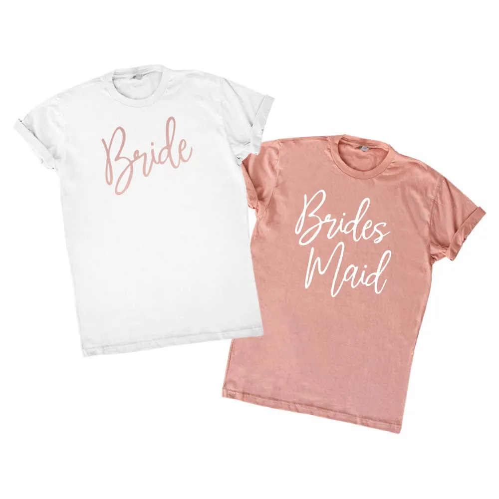 Elegant Bridal Entourage Tees