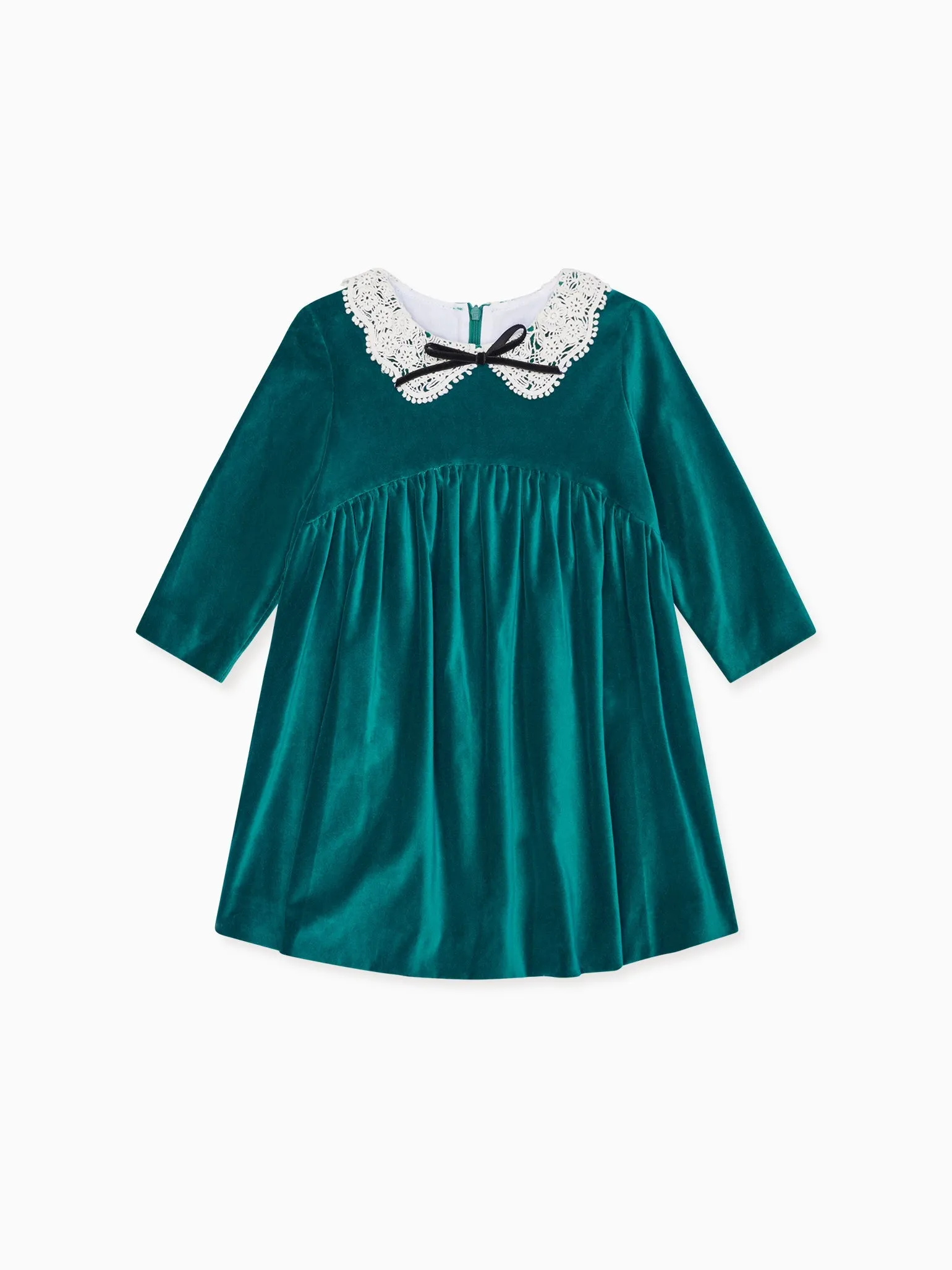 Emerald Antonella Velvet Girl Dress