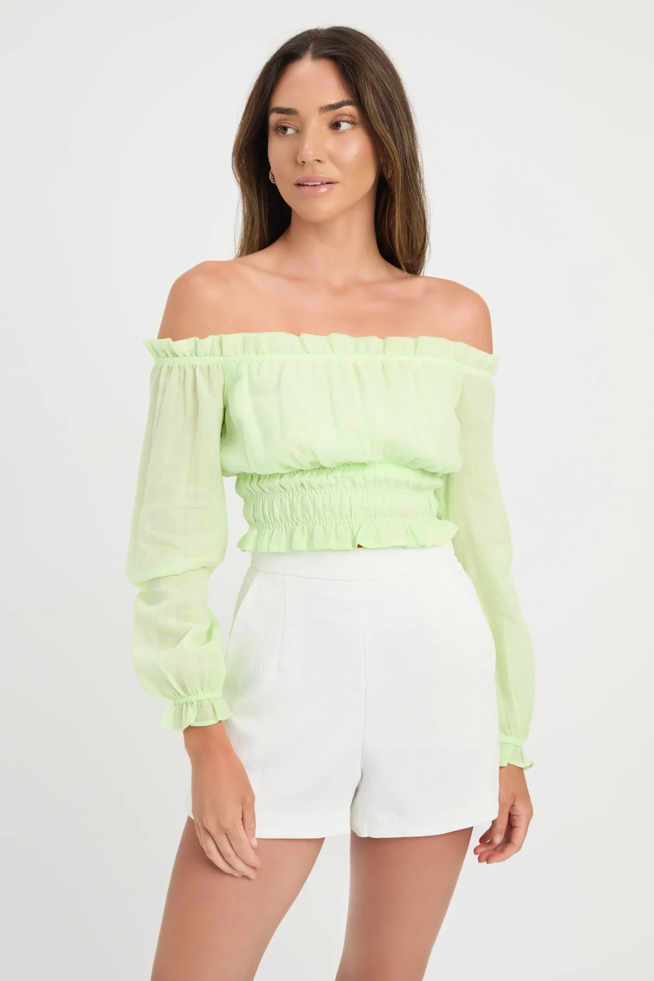 Georgette Off Shoulder Top