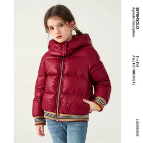 Girl's down Coat Winter Clothing Thickened Puffer Jacket Coat Children Girl's down Coat