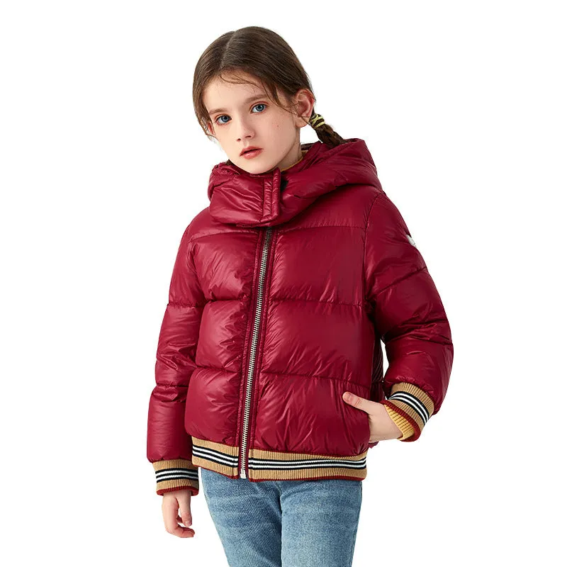 Girl's down Coat Winter Clothing Thickened Puffer Jacket Coat Children Girl's down Coat