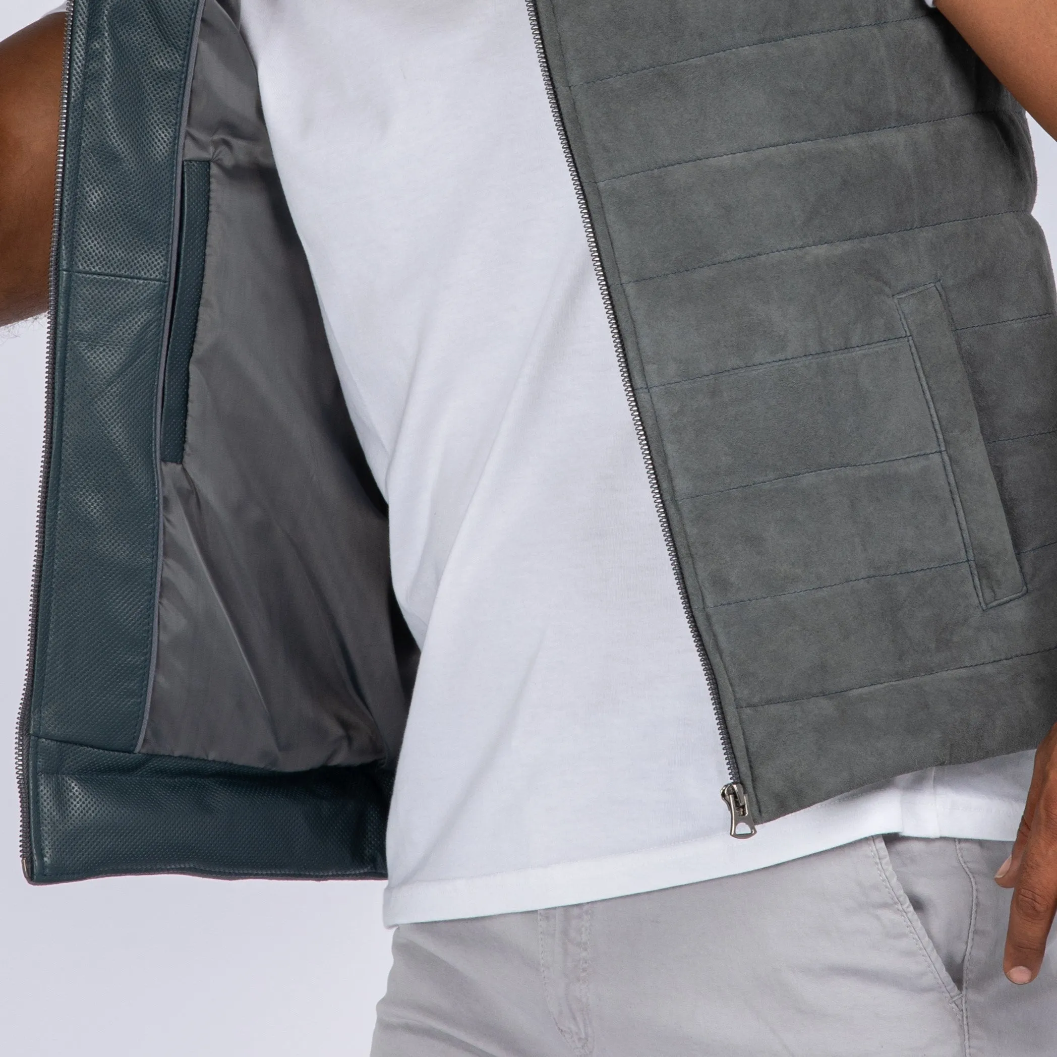 Goatskin Suede  Vest