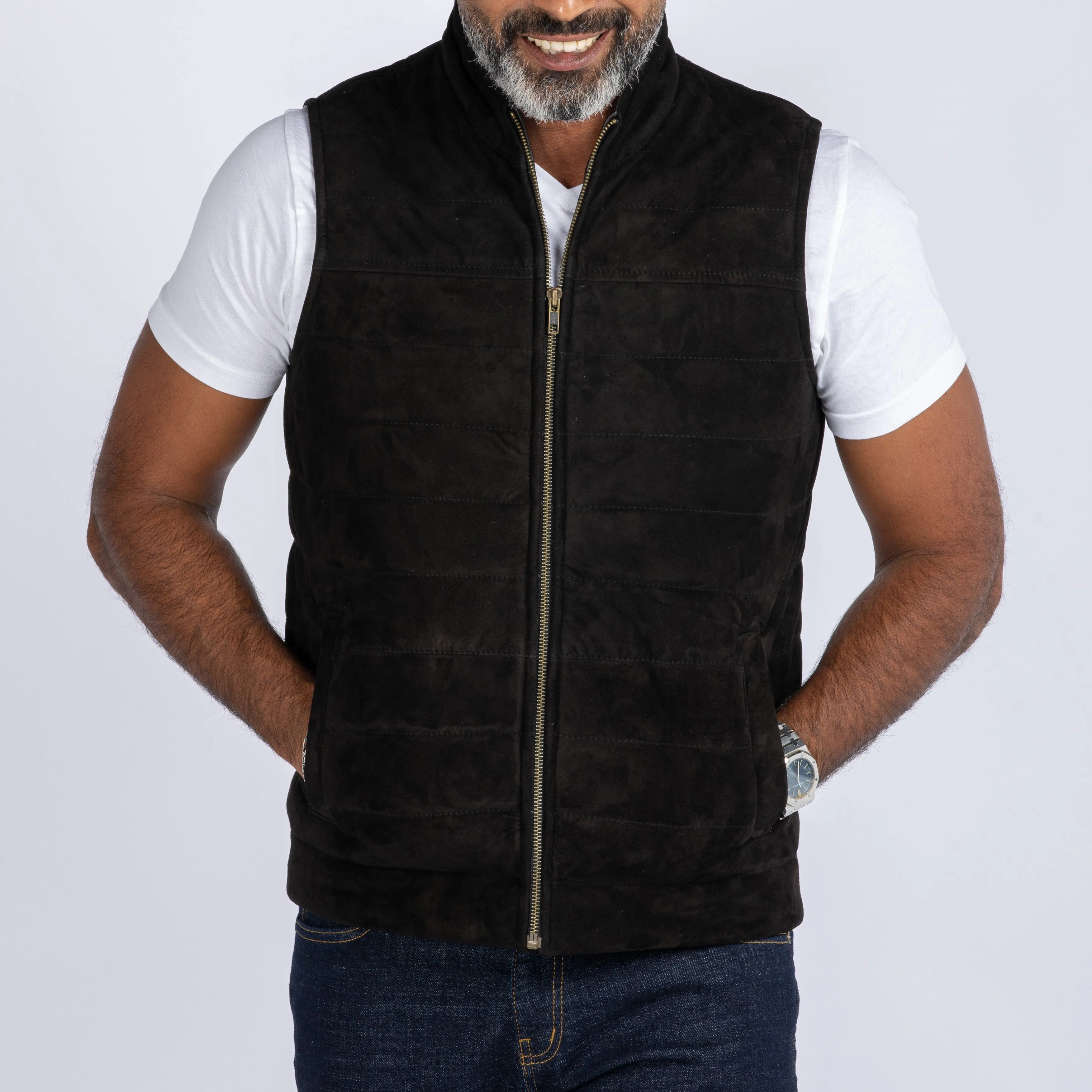 Goatskin Suede  Vest