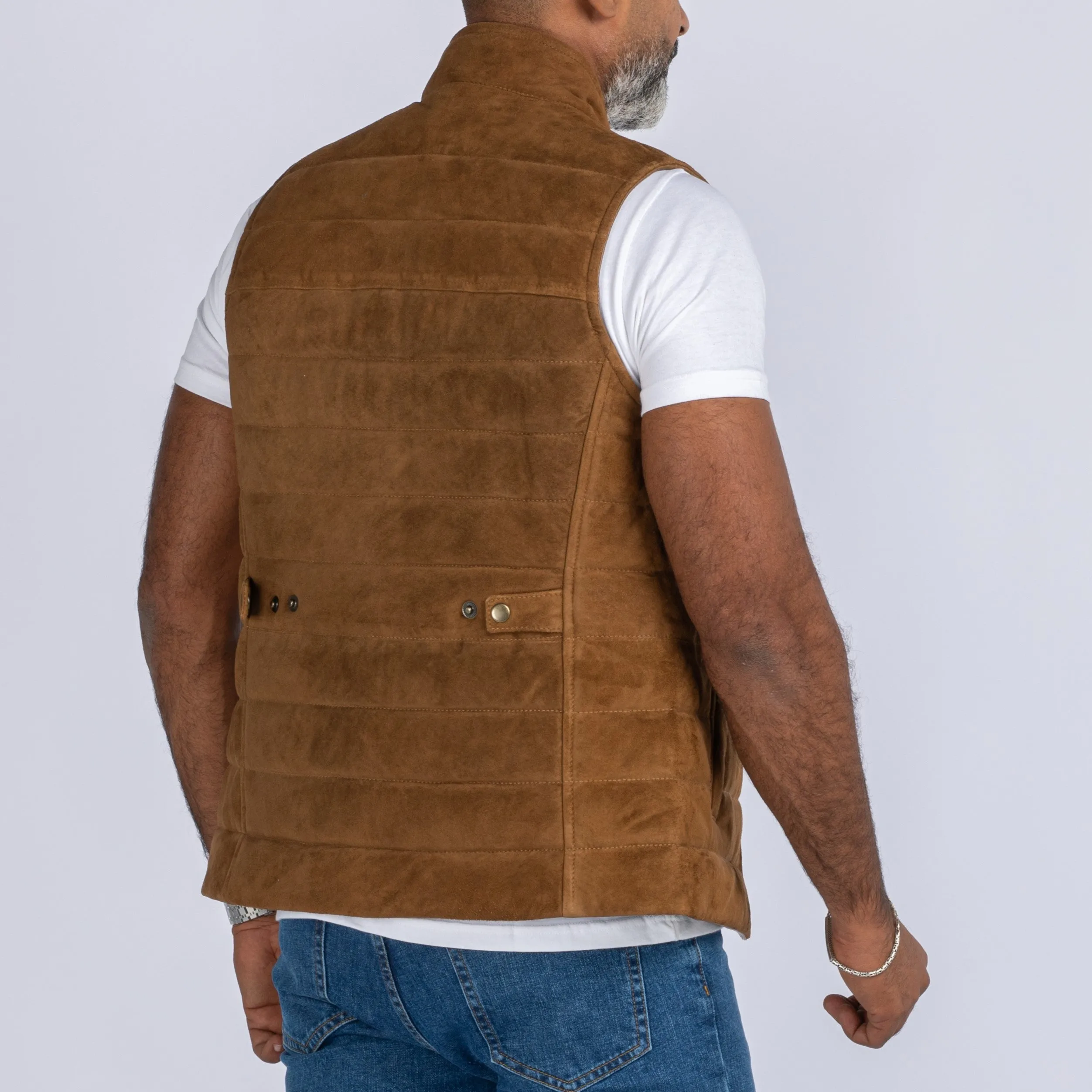 Goatskin Suede  Vest