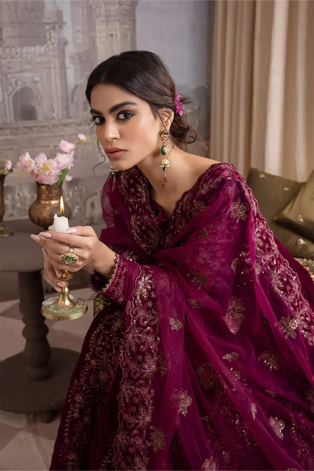 Iznik | Festive Velvet 23 | IV-33 MAHSA