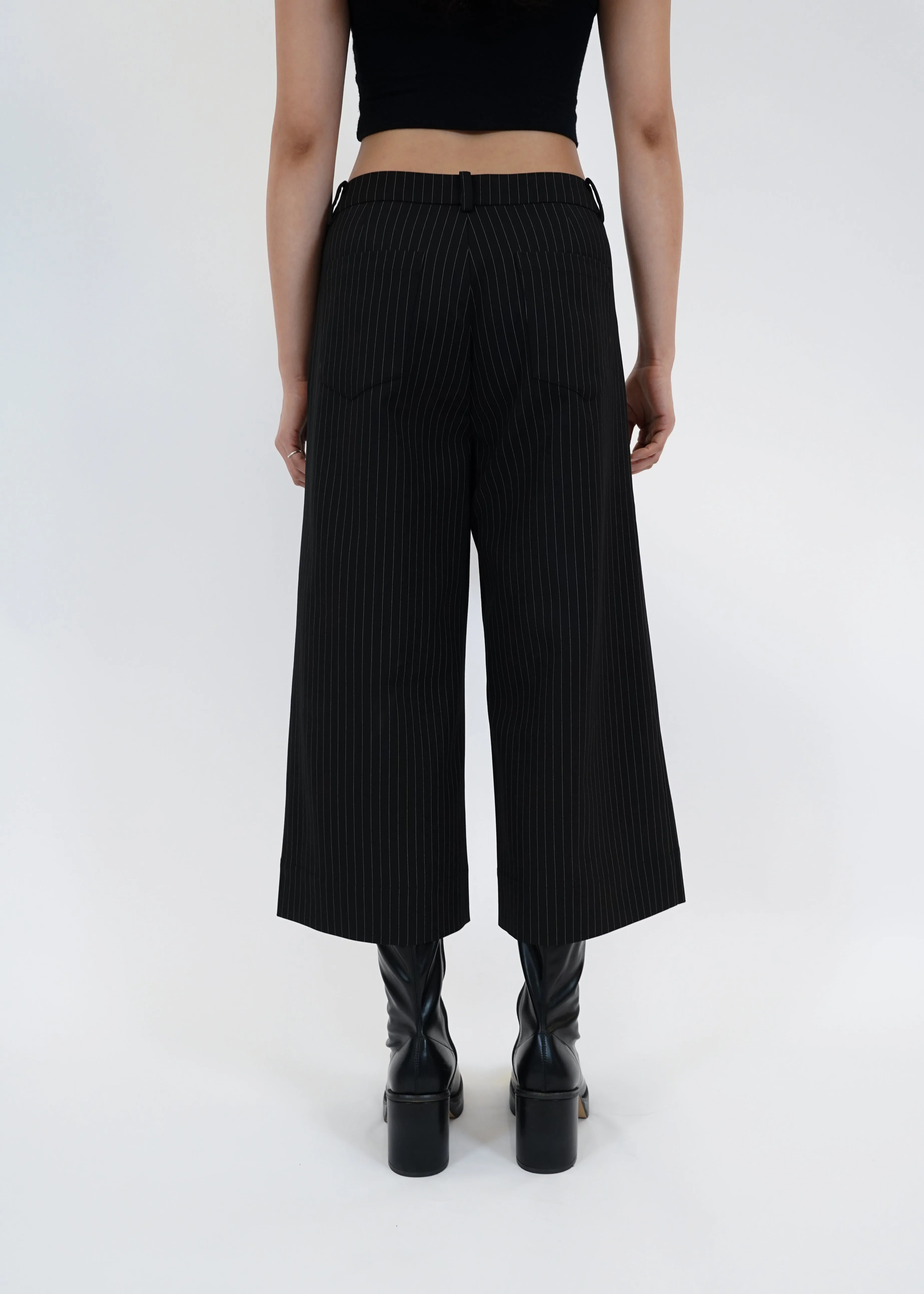 MADE IN IS A LIE BONDED STRIPE CULOTTES