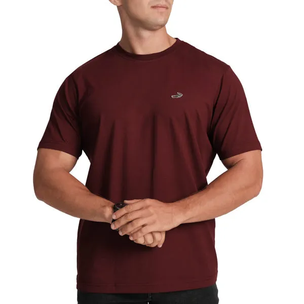 Men's Classic Fit Verve Tee-Ruby Wine