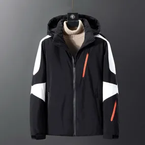 Men's Winter  Down Jacket All Weather Hoodie Coats