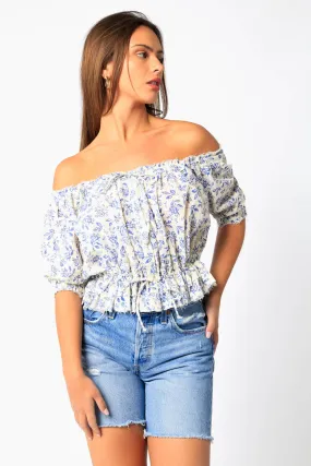 Off The Shoulder Floral Top