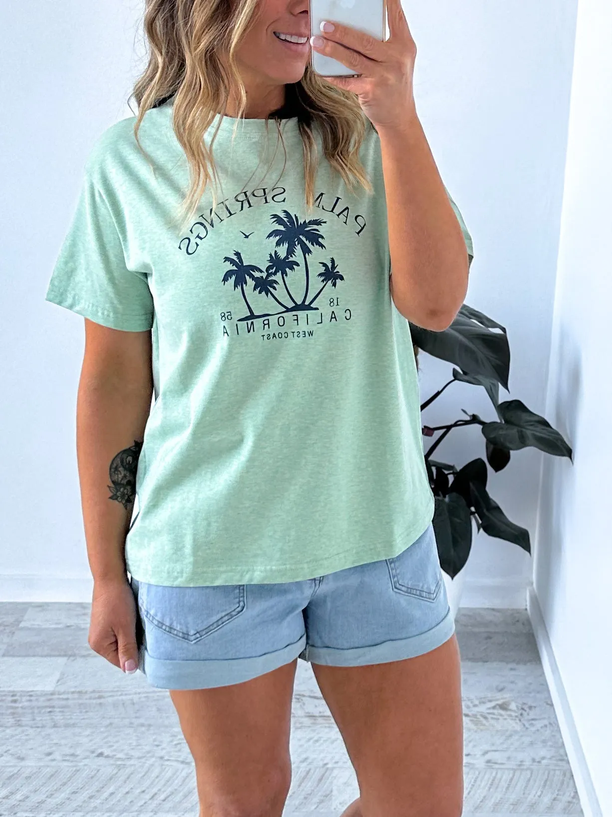 Palm Springs Tee - Green