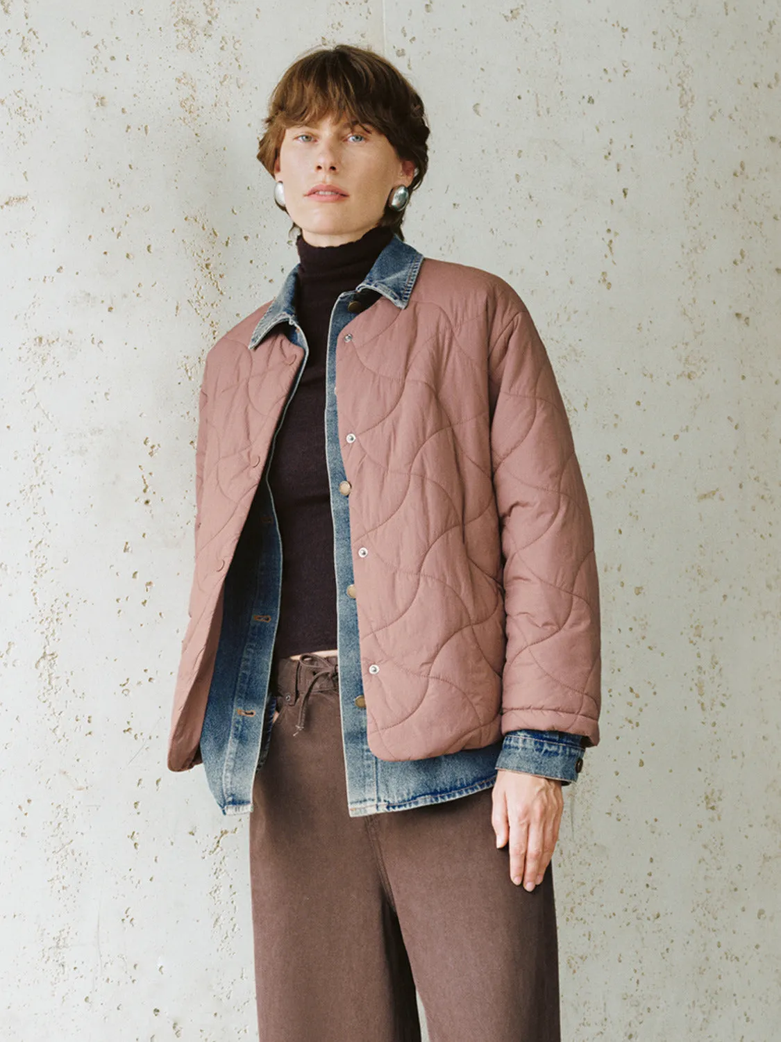 Quilted Down Loose Padded Coats