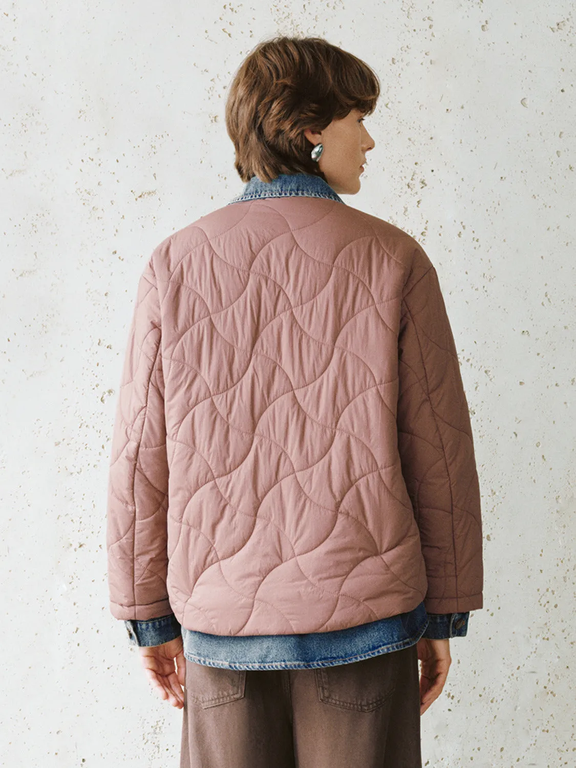 Quilted Down Loose Padded Coats