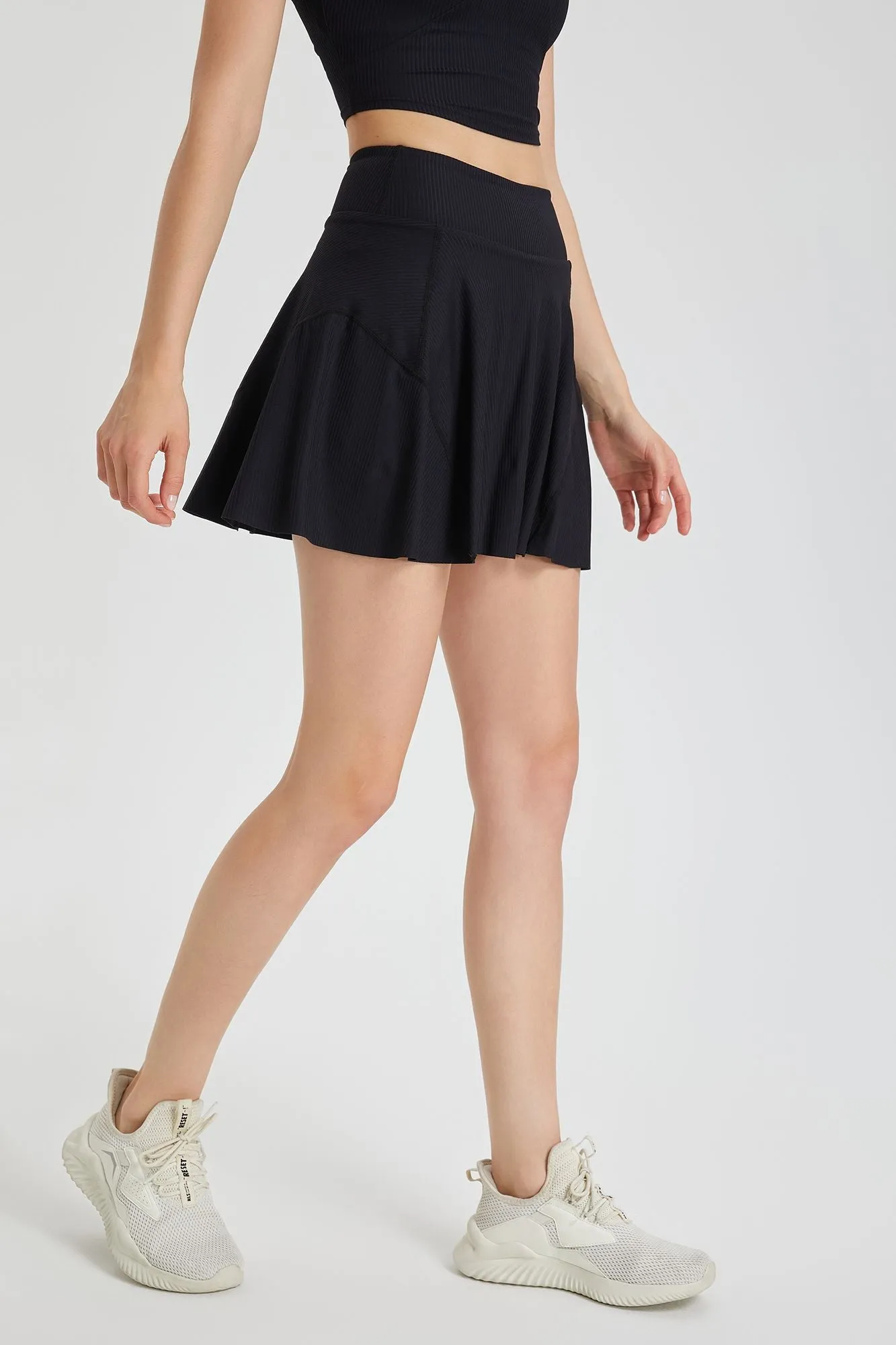 Ribbed Pleated Tennis Skirts