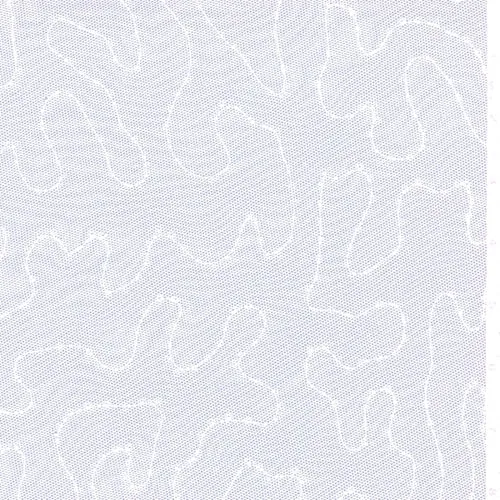 White/Silver Sequin Mesh Fabric