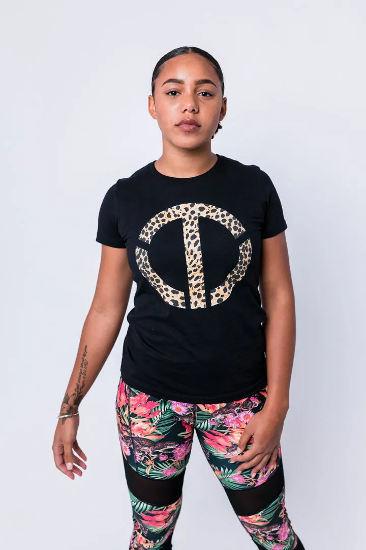 Women's Cheetah Logo Tee