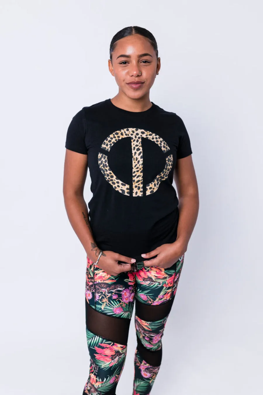 Women's Cheetah Logo Tee